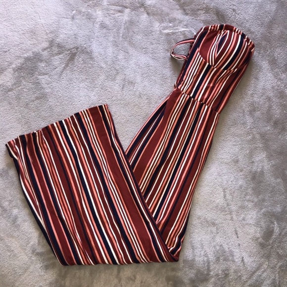 Colorful Stripped Jumpsuit - Picture 4 of 4